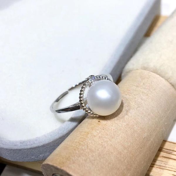 925 sterling silver 8-9mm natural freshwater pearl ring accessory jewelry resizable zircon engagement ring fancy gift for girls, Slivery;golden
925 sterling silver 8-9mm natural freshwater pearl ring accessory jewelry resizable zircon engagement ring fancy gift for girls, Slivery;golden