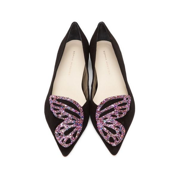 fashion 2019 ladies sheepskin suede pointed shoes low heels sequins glitter butterfly ornaments sophia webster black shoe34-42
fashion 2019 ladies sheepskin suede pointed shoes low heels sequins glitter butterfly ornaments sophia webster black shoe34-42