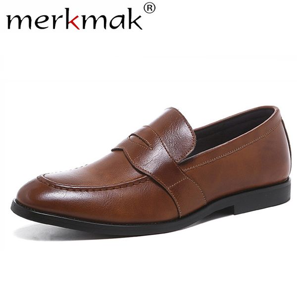 merkmak pointed men's leather shoes slip on casual loafers men soft business formal dress man shoes solid big size 38-48 flat y200420, Black
merkmak pointed men's leather shoes slip on casual loafers men soft business formal dress man shoes solid big size 38-48 flat y200420, Black