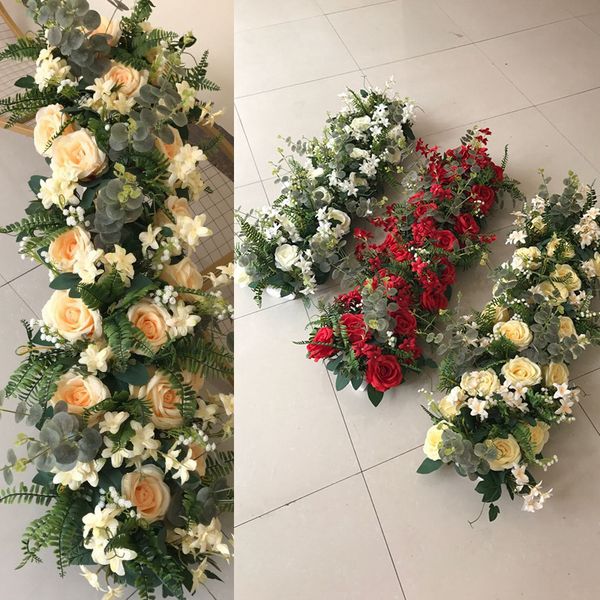 1m wedding arrangement decoration eucalyptus artificial flower wall foam base road leading silk flower t stage layout decorative wreath
1m wedding arrangement decoration eucalyptus artificial flower wall foam base road leading silk flower t stage layout decorative wreath