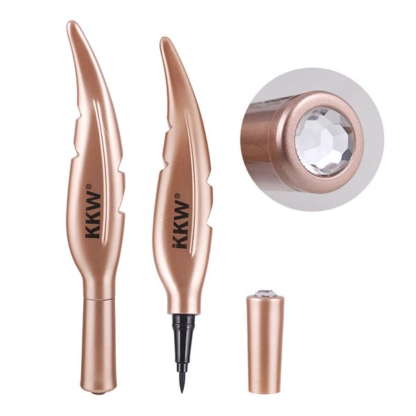 Kkw 1 piece waterproof black liquid eyeliner pen feather hape cute long la ting eye liner pencil eye makeup co metic tick
Kkw 1 piece waterproof black liquid eyeliner pen feather hape cute long la ting eye liner pencil eye makeup co metic tick