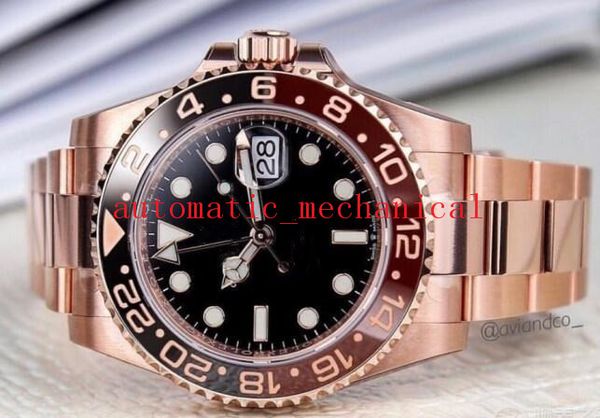 luxury watch 40mm gmt ii ceramic bezel 116710 116718 116713 126711 126715 calendar steel asia 2813 movement automatic fashion men's wat, Slivery;brown
luxury watch 40mm gmt ii ceramic bezel 116710 116718 116713 126711 126715 calendar steel asia 2813 movement automatic fashion men's wat, Slivery;brown