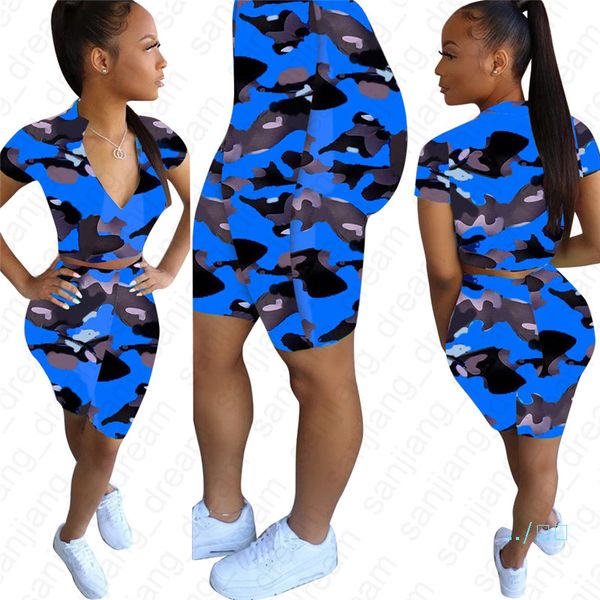 women tracksuit fahion zipper collar short sleeve t shirts crop shorts two piece set high waist camouflage sports suit s-xxl d42101, Gray
women tracksuit fahion zipper collar short sleeve t shirts crop shorts two piece set high waist camouflage sports suit s-xxl d42101, Gray