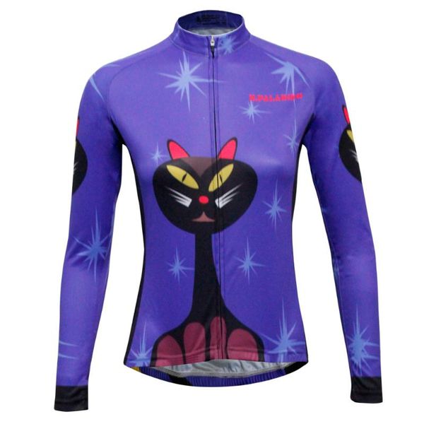 cat pattern women long sleeve bicycle clothing three storage bags on the back pro ropa ciclismo mujer, Black
cat pattern women long sleeve bicycle clothing three storage bags on the back pro ropa ciclismo mujer, Black