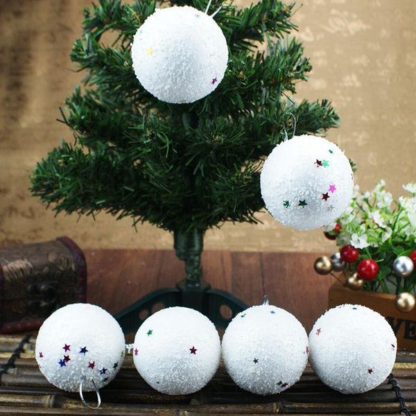6pcs 4cm brand new christmas snowball foam balls party ornaments xmas tree hanging drop shipping l*5
6pcs 4cm brand new christmas snowball foam balls party ornaments xmas tree hanging drop shipping l*5