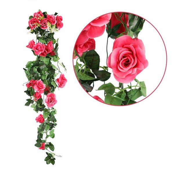 90cm fake silk roses rattan home garden wedding vine artificial flowers new year decoration diy craft wall hanging garland decor
90cm fake silk roses rattan home garden wedding vine artificial flowers new year decoration diy craft wall hanging garland decor