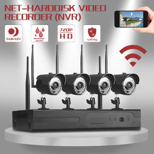 nvr kits 8ch outdoor security camera wireless ip netwok surveillance video recorder ir night version 65feet waterproof action system 720p, Black;white 
nvr kits 8ch outdoor security camera wireless ip netwok surveillance video recorder ir night version 65feet waterproof action system 720p, Black;white