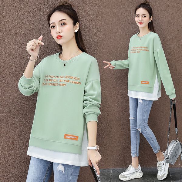 hoodie lady's new spring and autumn collection 2020 two blouses of thin style and loose style on instagram, Black
hoodie lady's new spring and autumn collection 2020 two blouses of thin style and loose style on instagram, Black