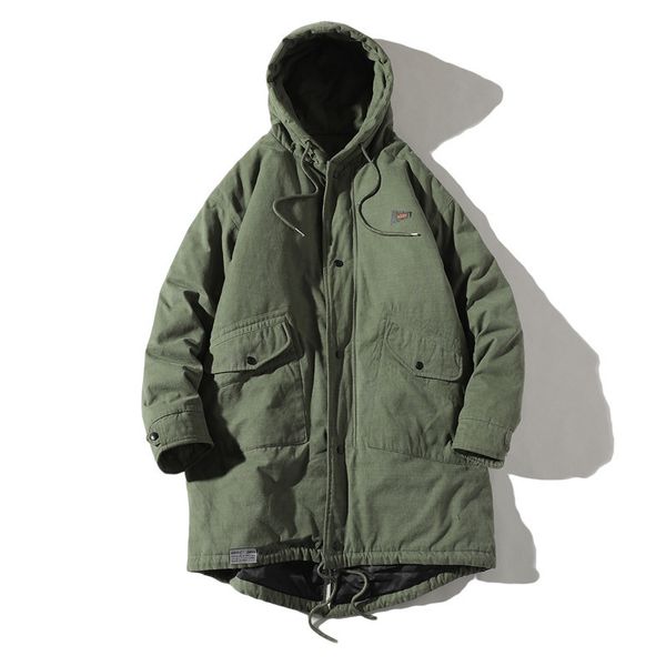 winter designer mens parkas fashion solid color loose coat mens hooded cardigan outerwear, Black
winter designer mens parkas fashion solid color loose coat mens hooded cardigan outerwear, Black