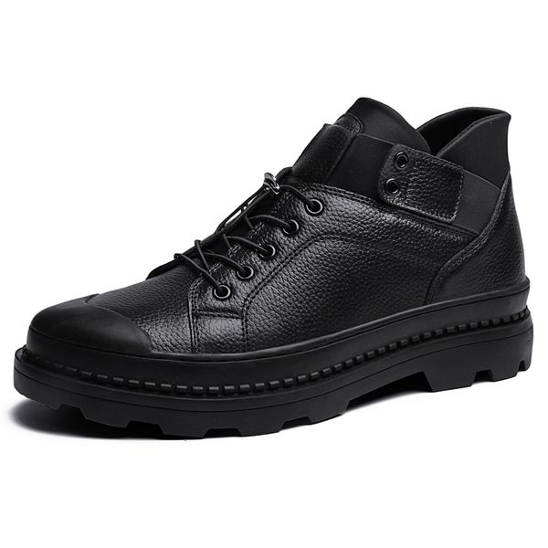 fashion winter with fur snow boots for men sneakers male shoes casual rubber ankle warm boots, Black
fashion winter with fur snow boots for men sneakers male shoes casual rubber ankle warm boots, Black