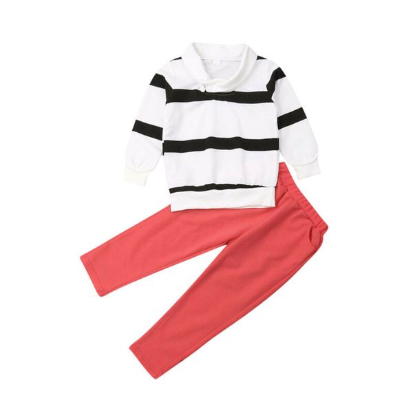 2019 toddler kids baby boy cotton long sleeve v neck t-shirt +long pants autumn winter clothes outfit set, White
2019 toddler kids baby boy cotton long sleeve v neck t-shirt +long pants autumn winter clothes outfit set, White