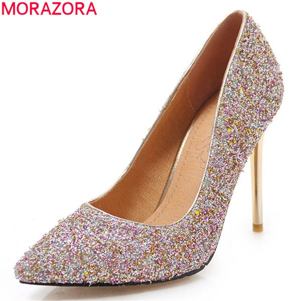 morazora 2019 big size 46 women pumps shallow pointed toe spring summer shoes super high heels party wedding shoes woman, Black;white
morazora 2019 big size 46 women pumps shallow pointed toe spring summer shoes super high heels party wedding shoes woman, Black;white