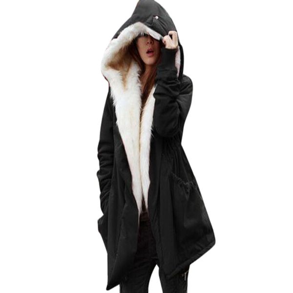 jaycosin women's coat women winter warm thick fleece faux fur coat jacket parka hooded outwear 2019 women down jackets, Black
jaycosin women's coat women winter warm thick fleece faux fur coat jacket parka hooded outwear 2019 women down jackets, Black