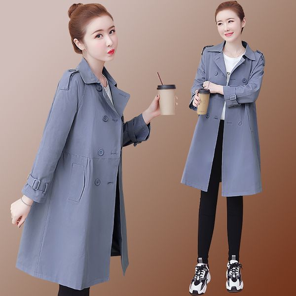 windbreaker female 2019 spring autumn clothing large size ladies coats double-breasted women's raincoat women popular coat tide, Tan;black
windbreaker female 2019 spring autumn clothing large size ladies coats double-breasted women's raincoat women popular coat tide, Tan;black