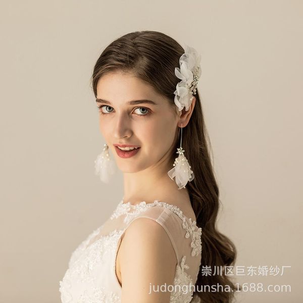organza piece leliin silver bridal crystal earrings wedding accessories hair barrette bride hair jewelry, Golden;white
organza piece leliin silver bridal crystal earrings wedding accessories hair barrette bride hair jewelry, Golden;white