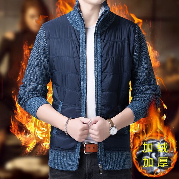 2019 new cotton fed for men with its thickness in wholesale ban leisure knitting new turtle neck warm coat, Black
2019 new cotton fed for men with its thickness in wholesale ban leisure knitting new turtle neck warm coat, Black