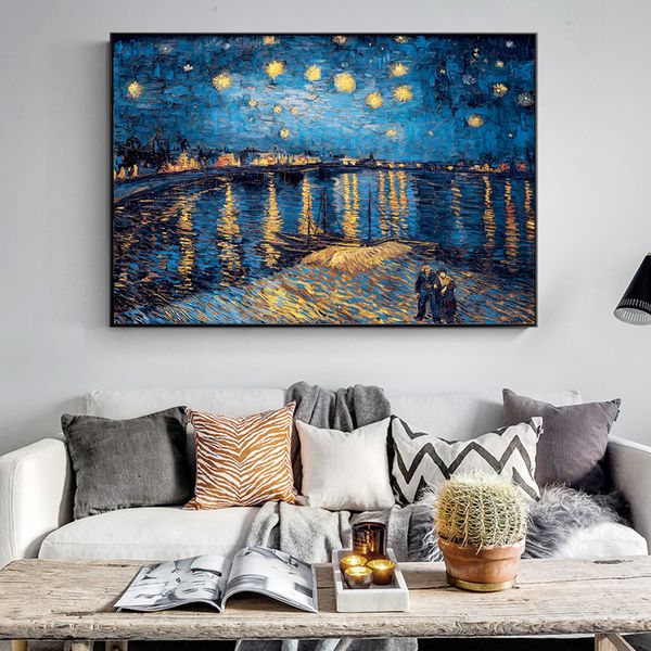 van gogh starry night canvas paintings on the wall impressionist starry night canvas pictures for living room cuadros
van gogh starry night canvas paintings on the wall impressionist starry night canvas pictures for living room cuadros