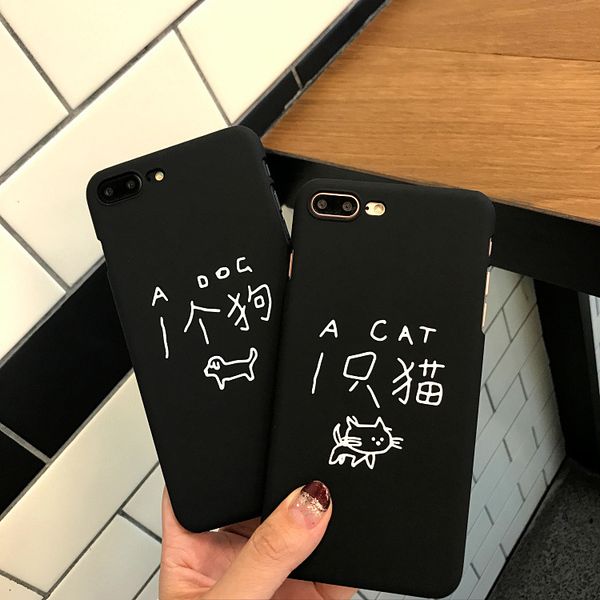 simple and creative a cat and dog for iphone8plus/7/6s phone case apple 6 frosted tide for men and women
simple and creative a cat and dog for iphone8plus/7/6s phone case apple 6 frosted tide for men and women