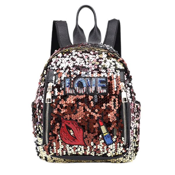 backpacks girls pu leather wild leisure sequins school bag female small backpack travel shoulder bags mochila mujer #lr4
backpacks girls pu leather wild leisure sequins school bag female small backpack travel shoulder bags mochila mujer #lr4