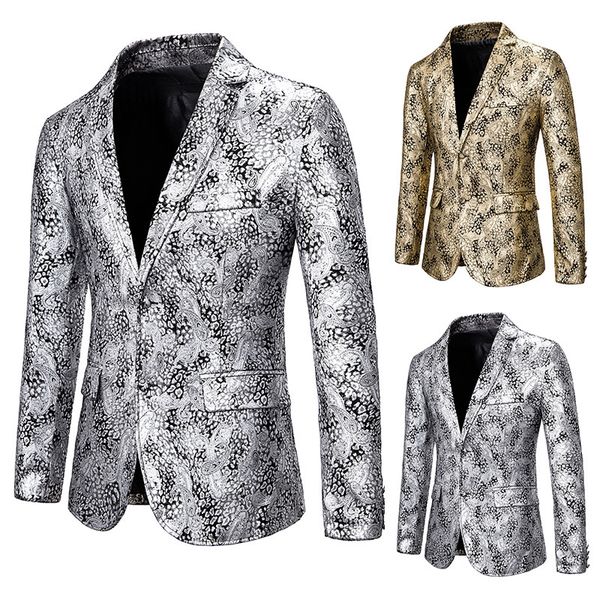 men's brand business personality bronzing casual printing suit vacation wedding groomsman european and american sizes xxl, White;black
men's brand business personality bronzing casual printing suit vacation wedding groomsman european and american sizes xxl, White;black