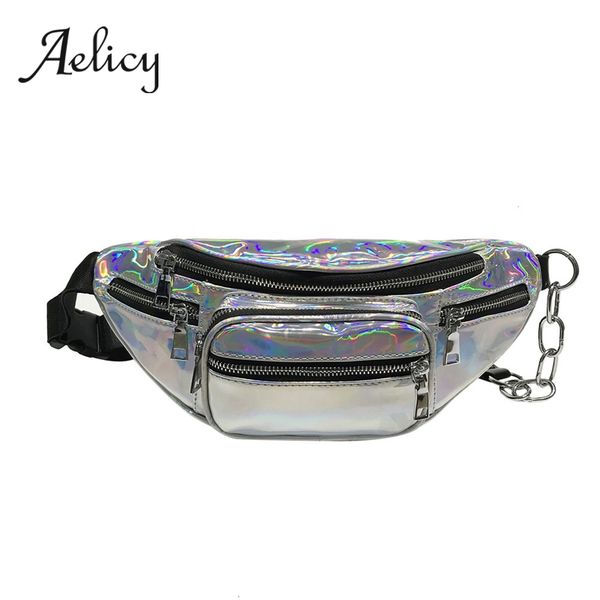 aelicy women's laser waist pack metal chain leather bright chest bags female fashion waterproof crossbody bag
aelicy women's laser waist pack metal chain leather bright chest bags female fashion waterproof crossbody bag