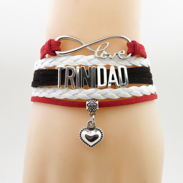 trendy love trinidad bracelet heart charm fashion love trinidad country bracelets & bangles for woman and man, Black
trendy love trinidad bracelet heart charm fashion love trinidad country bracelets & bangles for woman and man, Black