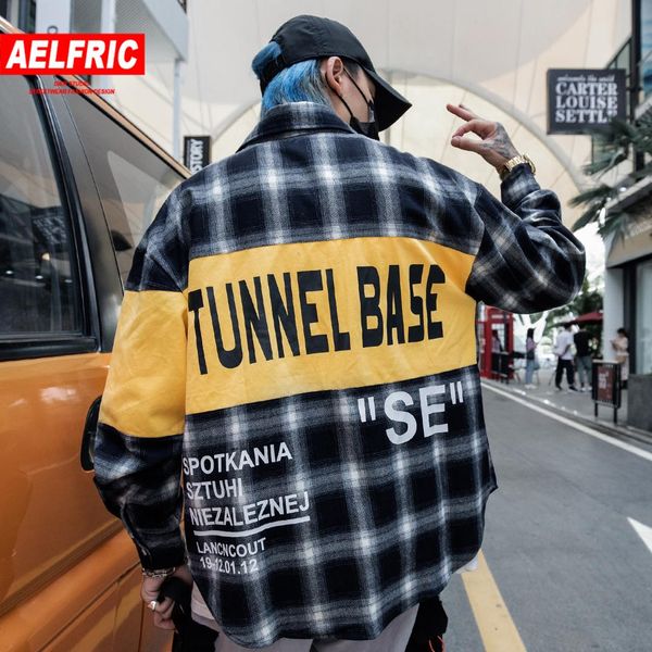 aelfric patchwork letter printed plaid mens shirts 2019 fashion harajuku streetwear hip hop casual cotton oversized long sleeve, White;black
aelfric patchwork letter printed plaid mens shirts 2019 fashion harajuku streetwear hip hop casual cotton oversized long sleeve, White;black