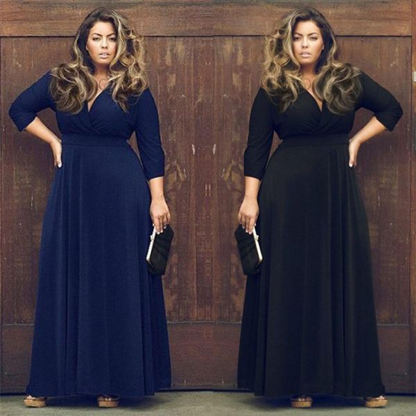 casual dresses women's clothing designer dress new women's dress plus size deep v net color big dress 7 colors optional one-piece, Black;gray
casual dresses women's clothing designer dress new women's dress plus size deep v net color big dress 7 colors optional one-piece, Black;gray