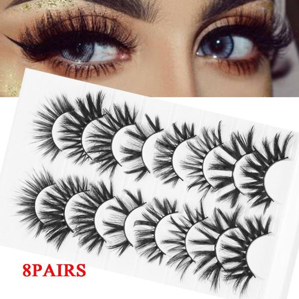 false eyelashes 8pairs mixed styles 3d mink lashes natural wispies criss-cross fluffy volume cruelty-eye makeup tools
false eyelashes 8pairs mixed styles 3d mink lashes natural wispies criss-cross fluffy volume cruelty-eye makeup tools