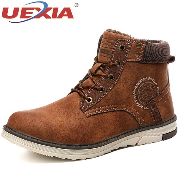 uexia handmade winter fur plush warm cow split leather men comfortable motorcycle men footwear rubber ankle boots men's shoes, Black
uexia handmade winter fur plush warm cow split leather men comfortable motorcycle men footwear rubber ankle boots men's shoes, Black