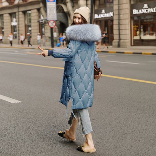 women's down jacket winter coat women hooded long thick warm big raccoon fur collar parka jackets, Black
women's down jacket winter coat women hooded long thick warm big raccoon fur collar parka jackets, Black