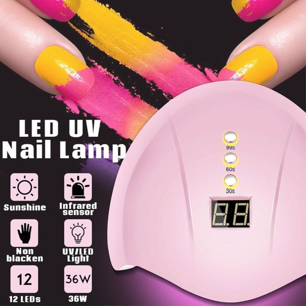 nail dryers led lamp for manicure dryer 36w leds uv gel varnish polish with motion sensing lcd display
nail dryers led lamp for manicure dryer 36w leds uv gel varnish polish with motion sensing lcd display