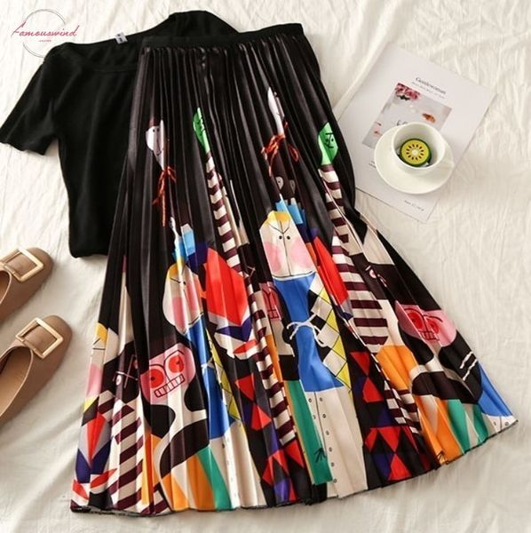 eu style woman printed midi skirts fashion female casual pleated skirts summer skirts for woman, Black
eu style woman printed midi skirts fashion female casual pleated skirts summer skirts for woman, Black