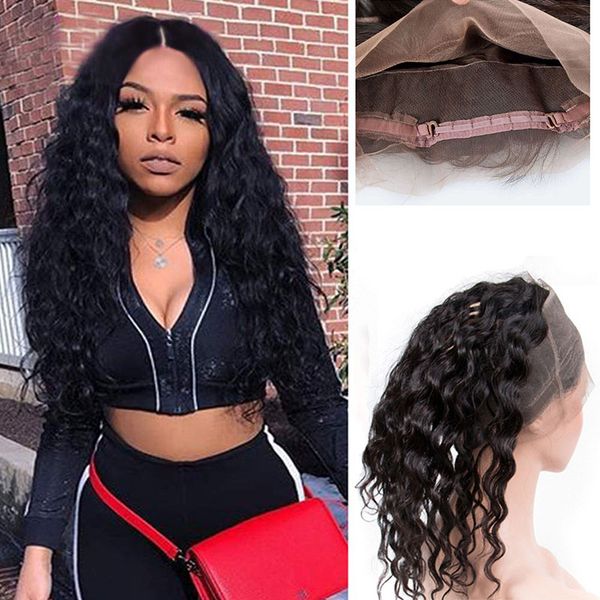 malaysian human hair natural color water wave 360 lace frontal adjustable band lace frontal with baby hair wet and wavy hair products, Black;brown
malaysian human hair natural color water wave 360 lace frontal adjustable band lace frontal with baby hair wet and wavy hair products, Black;brown