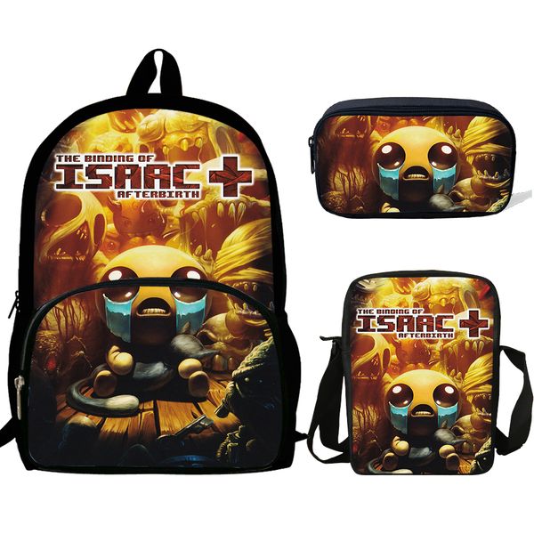 16inch mochila school bags the binding of isaac girls backpack bag for teenagers boys rucksack 3 set gift kids bookbag
16inch mochila school bags the binding of isaac girls backpack bag for teenagers boys rucksack 3 set gift kids bookbag