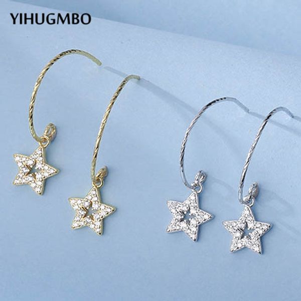 yihugmbo 925 sterling silver 100% star semicircle shiny korean drop earrings boho jewelry for women 2019 fashion earings new
yihugmbo 925 sterling silver 100% star semicircle shiny korean drop earrings boho jewelry for women 2019 fashion earings new