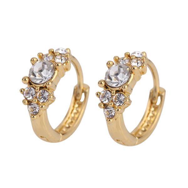 new fashion jewelry casual round 24k gold color earrings yellow gp zircon brass earrings, Golden;silver
new fashion jewelry casual round 24k gold color earrings yellow gp zircon brass earrings, Golden;silver