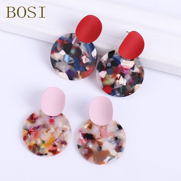 2019 acrylic metal spray paint round resin dangle earring for women boho design shape statement red pink green earring jewelry, Silver
2019 acrylic metal spray paint round resin dangle earring for women boho design shape statement red pink green earring jewelry, Silver