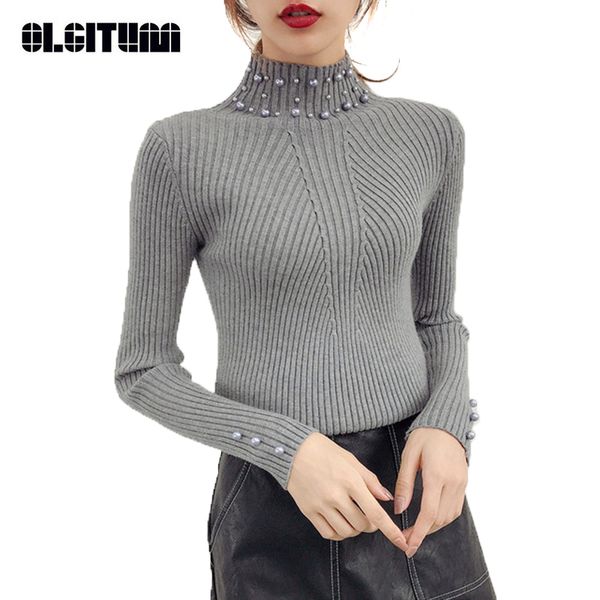 new 2018 autumn and winter women pearl beaded sweater o-neck long sleeve slim women knit sweater and pullover sw854, White;black
new 2018 autumn and winter women pearl beaded sweater o-neck long sleeve slim women knit sweater and pullover sw854, White;black