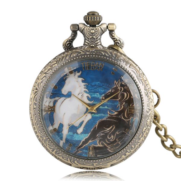 vintage bronze running horse pocket watch quartz analog display watches with necklace chain gift for men women reloj, Slivery;golden
vintage bronze running horse pocket watch quartz analog display watches with necklace chain gift for men women reloj, Slivery;golden