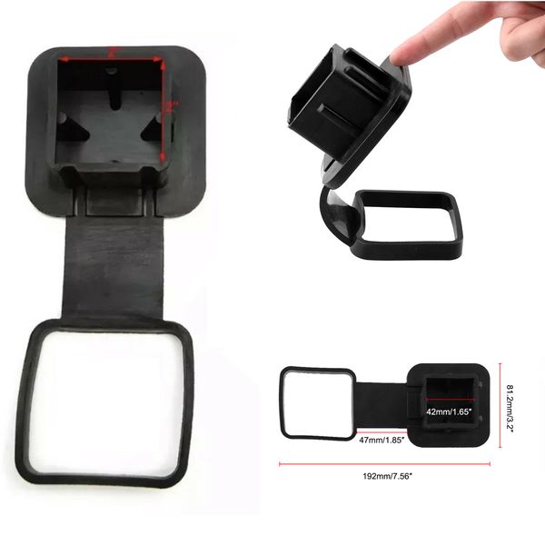 trailer hitch tube protector rubber cover