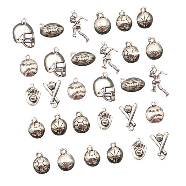 тема 30pack спорт подвески смешанные регбист перчатка подвески для diy выводы, Black
тема 30pack спорт подвески смешанные регбист перчатка подвески для diy выводы, Black