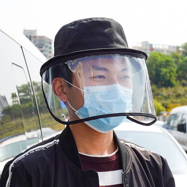 2020 anti-fog fisherman hat dust pollution isolation fisherman hat removable transparent fisherman hat cycling caps masks, Black
2020 anti-fog fisherman hat dust pollution isolation fisherman hat removable transparent fisherman hat cycling caps masks, Black