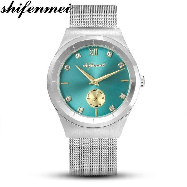 shifenmei s1079 woman watch fashion quartz watches lady stainless steel waterproof wristwatch rose gold clock, Slivery;brown
shifenmei s1079 woman watch fashion quartz watches lady stainless steel waterproof wristwatch rose gold clock, Slivery;brown