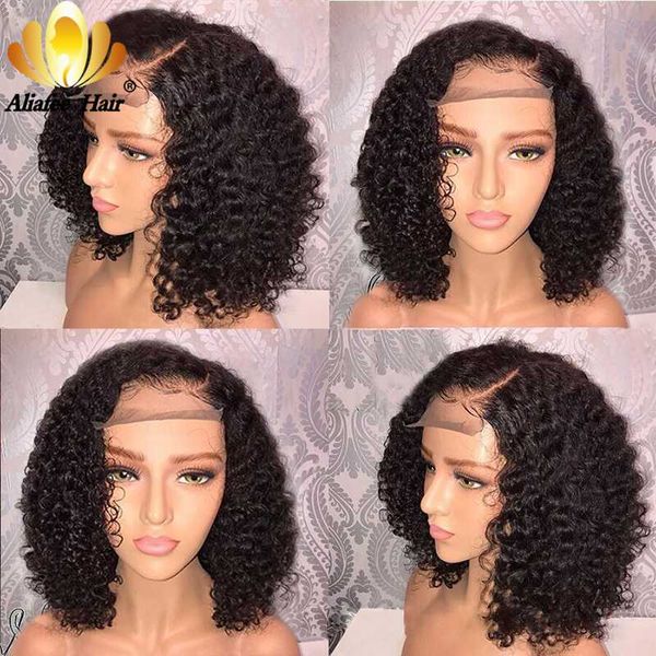 aliafee brazilian jerry curl short bob lace front wigs 13x4 pre plucked human hair wigs 150% density pixie cut wig remy hair, Black;brown
aliafee brazilian jerry curl short bob lace front wigs 13x4 pre plucked human hair wigs 150% density pixie cut wig remy hair, Black;brown