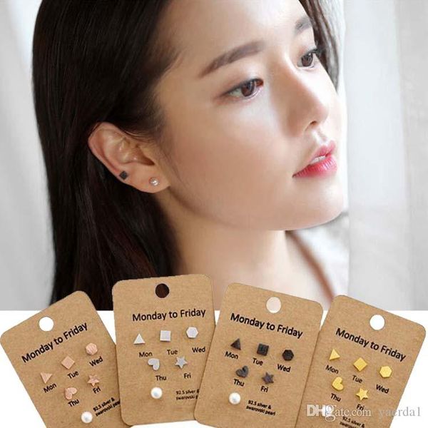 kendra scott new silver korean 925 sterling silver stud ears six-piece asymmetrical mini sterling silver stud earrings earrings, Golden;silver
kendra scott new silver korean 925 sterling silver stud ears six-piece asymmetrical mini sterling silver stud earrings earrings, Golden;silver