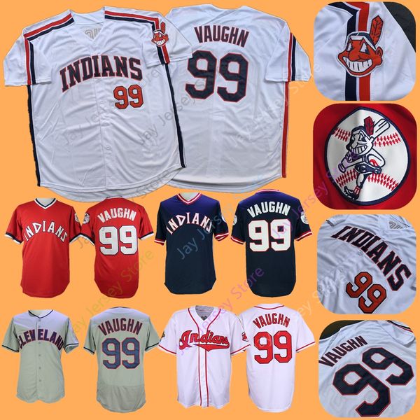 Ricky vaughn jer ey indian ba eball cleveland movie major league charlie heen wild thing home away white red 
Ricky vaughn jer ey indian ba eball cleveland movie major league charlie heen wild thing home away white red