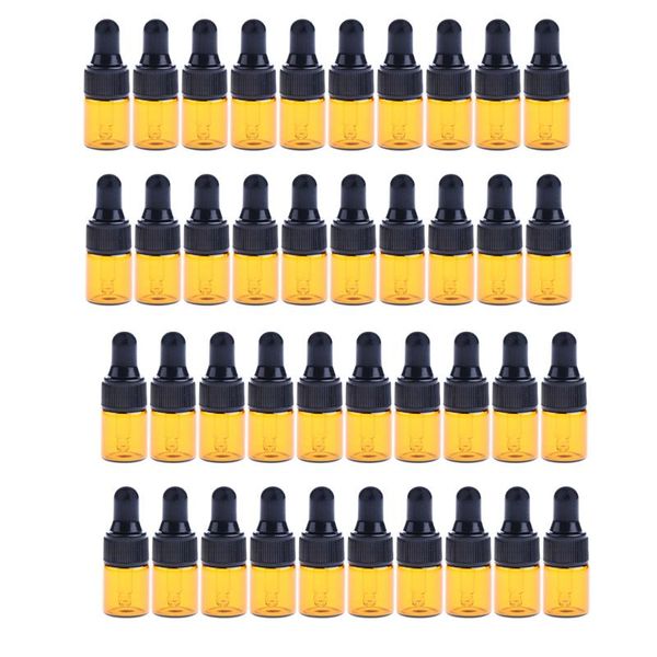 40pcs mini refillable glass empty dropper bottle for essential oils massage oils perfume makeup 1ml 2ml
40pcs mini refillable glass empty dropper bottle for essential oils massage oils perfume makeup 1ml 2ml