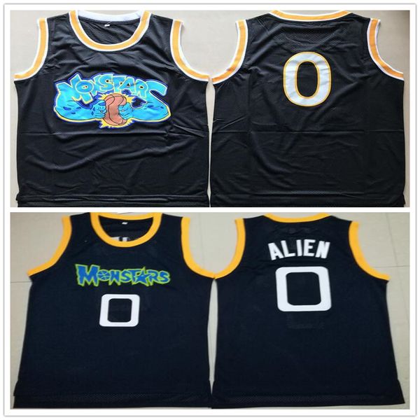 tune squad space jam moive jerseys alien #0 monstars basketball jersey black 100% stitched shirts sizes s-xxl, Black;red
tune squad space jam moive jerseys alien #0 monstars basketball jersey black 100% stitched shirts sizes s-xxl, Black;red