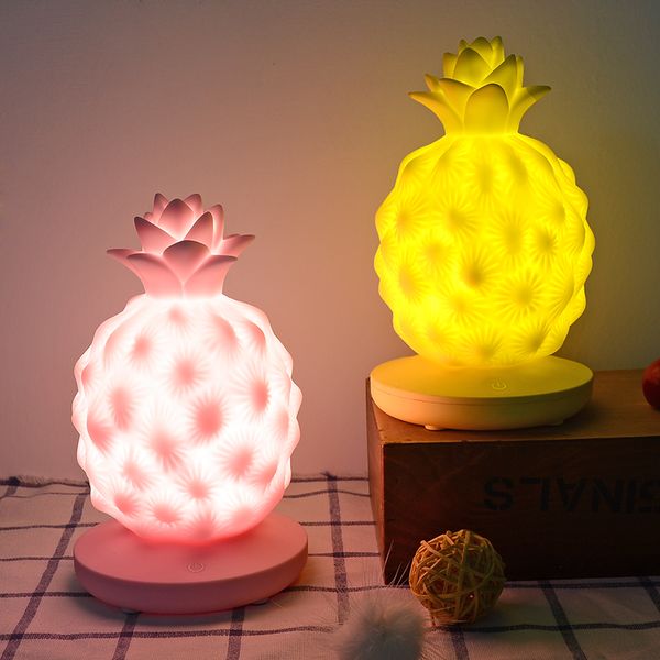 creative pineapple night lights charging touch dimmer led lamp soft silicone toy gift light high power bright desk table decor night lamp
creative pineapple night lights charging touch dimmer led lamp soft silicone toy gift light high power bright desk table decor night lamp